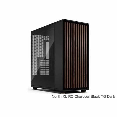 【アウトレット特価・新品】Fractal Design North XL RC Charcoal Black TG Dark フルタワー型PCケース ブラック｜FD-C-NOR1X-05|ATX|PC