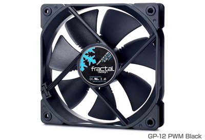 【アウトレット特価・新品】Fractal Design Dynamic X2 GP-12 PWM Black 120mmファン ブラック｜FD-FAN-DYN-X2-GP12-PWM-BK|ケースファ