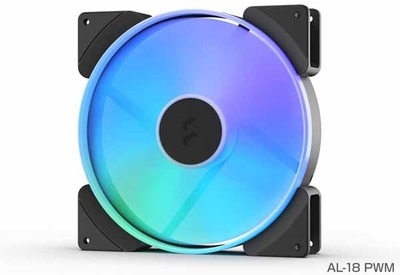【アウトレット特価・新品】Fractal Design Prisma AL-18 ARGB PWM 静音LEDケースファン 180mm シングルモデル｜FD-FAN-PRI-AL18-PWM|ケースフ