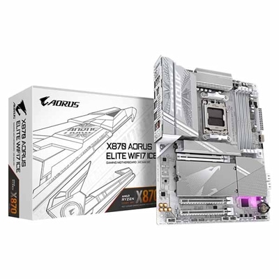 【アウトレット特価・新品】GIGABYTE X870 AORUS ELITE WIFI7 ICE ATXマザーボード｜X870 A ELITE WF7 ICE|SocketAM5|マザーボード