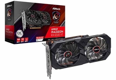 【アウトレット特価・新品】ASRock RX6500XT PhantomGaming D 4G OC グラフィックボード｜RX6500XT PGD 4GO|AMD|ビデオカード