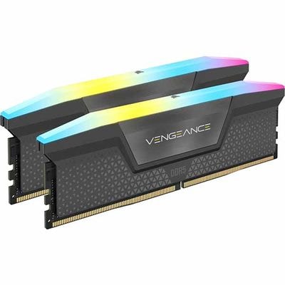Corsair 32GB(16GBx2) DDR5 6400MT/s (PC5-51200) 36-48-48-104 UDIMM XMP 3.0 & AMD EXPO VENGEANCE RGB グ