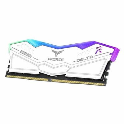 Team DELTA RGB 32GB(16x2) DDR5 6400(PC5-51200) CL40 1.35V ホワイト｜FF4D532G6400HC40BDC01|デスクトップ用メモリ(DIMM
