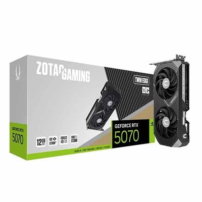 ZOTAC GAMING GeForce RTX 5070 Twin Edge OC 12GB GDDR7 グラフィックボード｜ZT-B50700H-10P|NVIDIA|ビデオカード