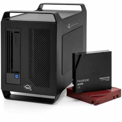 【国内正規代理店品】OWC Mercury Pro LTO-9 Sol. w/Tape & Cleaner - + 8.0TB NVMe SSD｜OWCTBLTMP90N08H|8TB以上|外付けSS