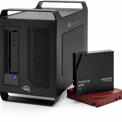 【国内正規代理店品】OWC Mercury Pro LTO-7 Sol. w/Tape & Cleaner - + 4.0TB NVMe SSD｜OWCTBLTMP70N04H|4TB以上|外付けSS