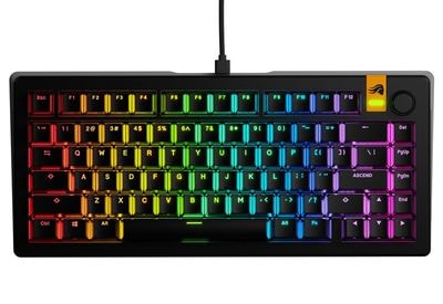 Glorious GMMK 3 HE 75% Prebuilt Wired Black - US 75%コンパクトキーボード ブラック｜GLO-KB-GMMK3-75-PB-HE-W-BLK-US|キ