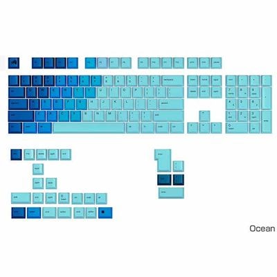 Glorious GPBT Gradient Keycaps - Ocean - US - Retail グラデーションカラーのキーキャップセット オーシャン｜GLO-KB-ACC-KC-GPBT-G
