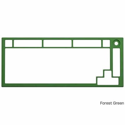 Glorious GMMK PRO 75% Alternative Top Frame - Forest Green キーボード用トップフレーム フォレストグリーン ｜GLO-ACC-P75-TF-F
