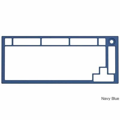 Glorious GMMK PRO 75% Alternative Top Frame - Navy Blue キーボード用トップフレーム ネイビーブルー｜GLO-ACC-P75-TF-NB|サプライ