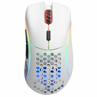 Glorious Model D Wireless - Matte White 有線・無線両対応のゲーミングマウス ホワイト｜GLO-MS-DW-MW|その他
