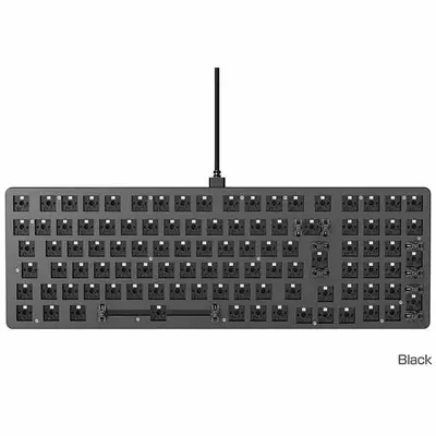 【アウトレット特価・新品】Glorious GMMK 2 Full Size Barebones - Black 96%キーボード用ベアボーン ブラック｜GLO-GMMK2-96-RGB-B|サプライ