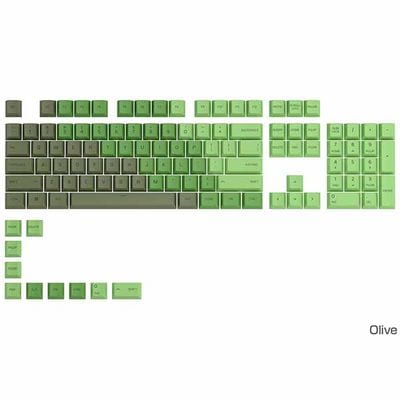 【アウトレット特価・新品】Glorious PBT Olive Key Caps キーキャップセット オリーブ｜GLO-KC-GPBT-O|サプライ/オプション品|キーボード