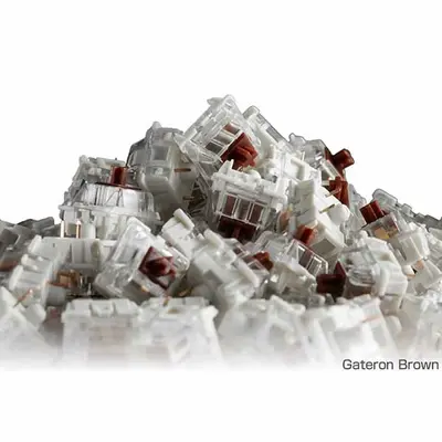 【アウトレット特価・新品】Glorious Gateron Brown (120) Gateron製キースイッチセット タクタイル｜GAT-BROWN|サプライ/オプション品|キーボード