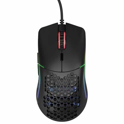 【アウトレット特価・新品】Glorious Model O- Mouse Regular (Black) 58g軽量 穴あきゲーミングマウス ブラック｜GOM-BLACK|USBマウス|マウス/マウス