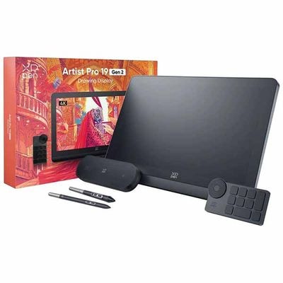 XP-PEN Artist Pro 19(Gen2) 替え芯セット付属 18.4型 4Kディスプレイ 液晶タブレット｜ARTPP180UH_JP2|ペンタブレット|ペンタブレット