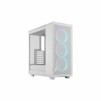 Fractal Design Epoch White TG RGB Clear tint ミドルタワー型PCケース 強化ガラスパネル RGBファン ホワイト｜FD-C-EPO1A-05|ATX|PCケ
