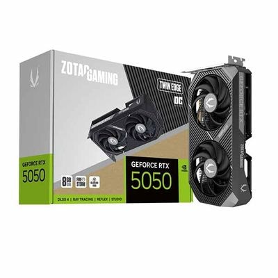 ZOTAC GAMING GeForce RTX 5050 Twin Edge OC 8GB グラフィックスボード｜ZT-B50500H-10M|NVIDIA|ビデオカード