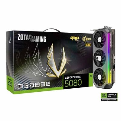 【アウトレット特価・新品】ZOTAC GAMING GeForce RTX 5080 AMP Extreme INFINITY ULTRA 16GB GDDR7 グラフィックボード｜RTX5080AM