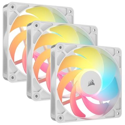 Corsair RS120-R ARGB WHITE Triple Reverse Fans PCケースファン 3個パック ホワイト｜CO-9050197-WW|ケースファン|クーラー/ヒートシンク/