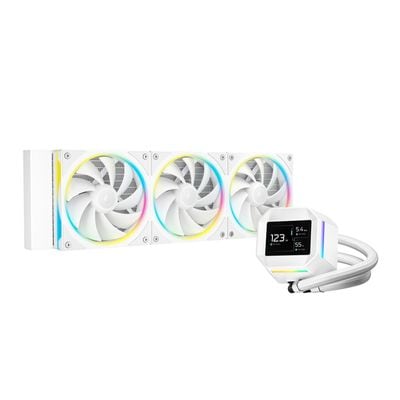 Deepcool LM360 WH .4インチ液晶搭載 高性能簡易水冷クーラー ホワイト｜R-LM360-WHDMMC-1|水冷パーツ|クーラー/ヒートシンク/冷却/ファン/水冷
