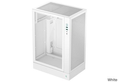 Deepcool CH170 PLUS WH 倒立デザイン採用 ミニタワー型PCケース ホワイト｜R-CH170-WHNGM0-G|ATX|PCケース