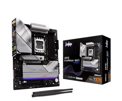 ASRock X870 LiveMixer WiFi マザーボード｜X870 LiveMixer WiFi|ゲーミング向けマザーボード|ゲーミング｜eスポーツ