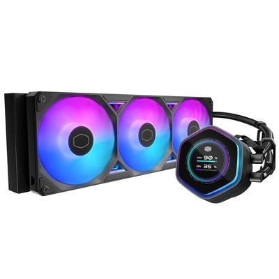 Cooler Master ML 360 Atmos II LCD ARGB 簡易水冷CPUクーラー ブラック｜MLX-D36M-A25SZ-L1|CPUクーラー|クーラー/ヒートシンク/冷却/ファン