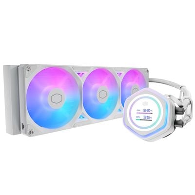 Cooler Master ML 360 Atmos II LCD White 簡易水冷CPUクーラー ホワイト｜MLX-D36M-A25SZ-LW|CPUクーラー|クーラー/ヒートシンク/冷却/ファ