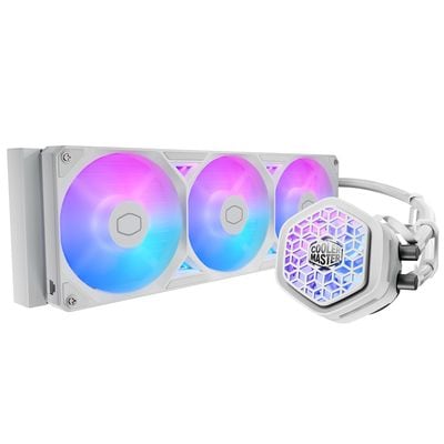 Cooler Master ML 360 Atmos II VRM Fan White 簡易水冷CPUクーラー ホワイト｜MLX-D36M-A25SZ-VW|CPUクーラー|クーラー/ヒートシンク/冷