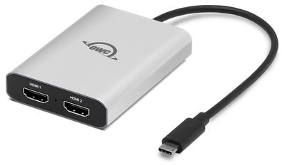 【国内正規代理店品】OWC OWC USB-C Quad HDMI 4K Display Adapter with DisplayLink｜OWCCADPDL2HDMIQ|ドッキングステーション|ハブ
