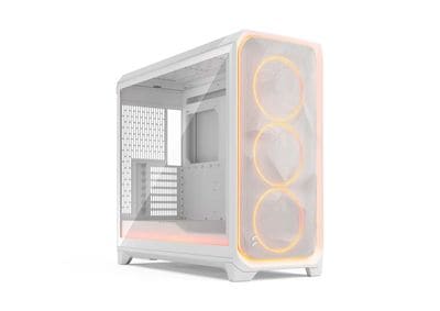 【アウトレット特価・新品】Fractal Design Meshify 3 XL Ambience Pro RGB White TG Clear Tint フルタワー型PCケース クリアティント 強化