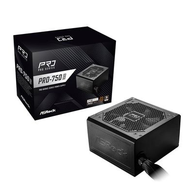 ASRock PRO-750B ATX3.1対応 80PLUS Bronze認証電源ユニット 750W｜PRO-750B|700Wクラス|電源ユニット