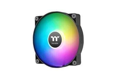 Thermaltake CT200 ARGB Sync PC Cooling Fan Single Pack Black 200mmケースファン ブラック｜CL-F179-PL20SW-A|ケースファ