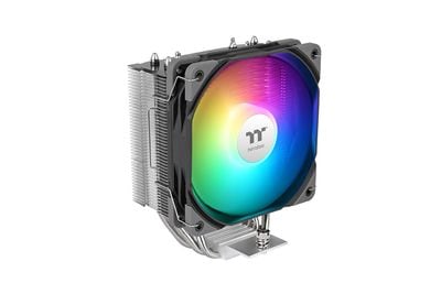 Thermaltake UX400 ARGB Air cooler Black 4本ヒートパイプ構造 ARGBファン搭載 空冷 CPUクーラー ブラック｜CL-P142-AL12SW-A|CPUクーラ