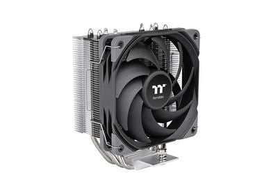 Thermaltake UX400 Air cooler Black 4本ヒートパイプ構造 120mmファン搭載 空冷 CPUクーラー ブラック｜CL-P149-AL12BL-A|CPUクーラー|クー