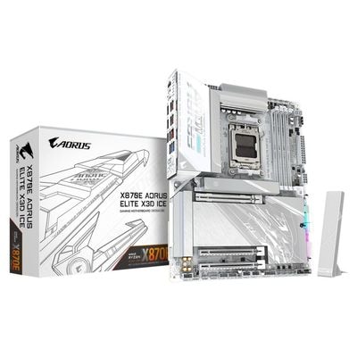 GIGABYTE X870E AORUS ELITE X3D ICE ATX マザーボード｜X870E A ELITE X ICE|SocketAM5|マザーボード