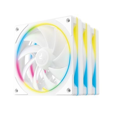 Deepcool FL12 SE WH 3IN1 120mm ARGBファン ホワイト 3個パック｜R-FL12SE-WHAPN3-G|ケースファン|クーラー/ヒートシンク/冷却/ファン/水冷