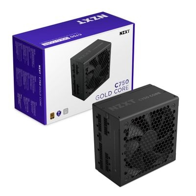 NZXT C750 Gold Core ATX3.1 PC電源ユニット 750W 80 PLUS Gold認証 フルモジュラー｜PA-7G3BB-JP|700Wクラス|電源ユニット