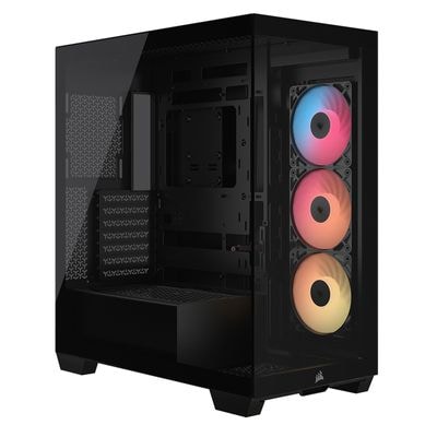 Corsair 3500X RS-R ARGB Mid-Tower Black ミドルタワー型PCケース ブラック｜CC-9011322-WW|Extended ATX|PCケース