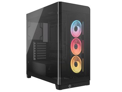 Corsair FRAME 4500X LX-R RGB iCUE LINK Panoramic Glass ミドルタワー型PCケース ブラック｜CC-9011316-WW|Extended ATX|