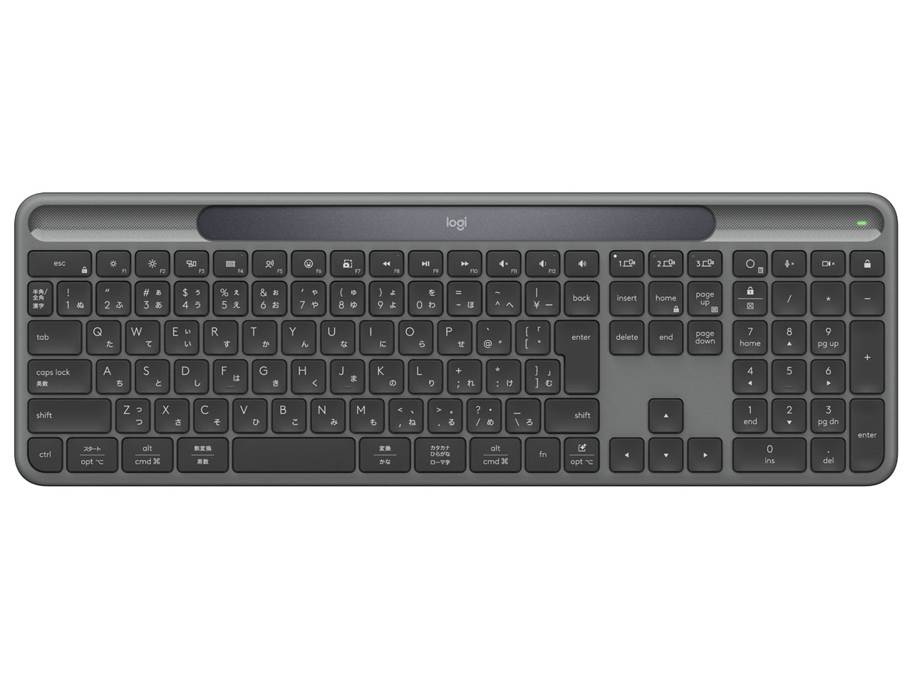 ロジクール Signature Slim Solar+ K980 ソーラー充電 キーボード