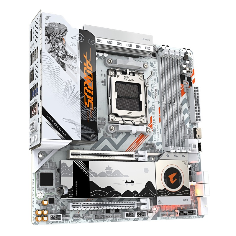 GIGABYTE B850M AORUS ELITE WIFI7 ICE-P 神鷹凛モデル Micro-ATX