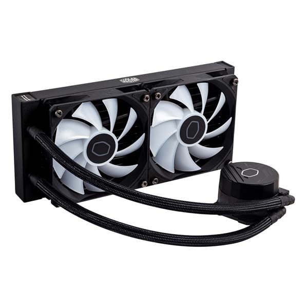 PC用ファン・クーラー Cooler Master MASTERLIQUID 240L CORE MasterLiquid 240L Core ARGB White CPU Liquid Cooler | Cooler