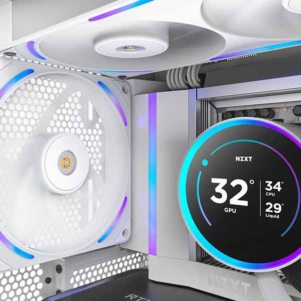 NZXT F140X RGB White PCケースファン ホワイト｜RF-U14PN-W1通販｜PC4U