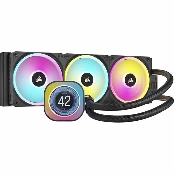 Corsair iCUE LINK H150i LCD 120mmファン×3 iCUE LINK対応 水冷一体型 