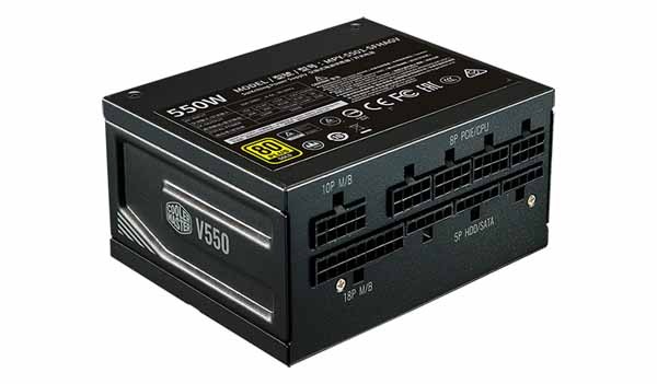 Cooler Master V550 SFX GOLD 電源ユニット Cooler Master V550 SFX Gold フルモジュラータイプの電源