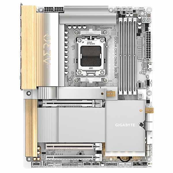 GIGABYTE X870E AERO X3D WOOD ATXマザーボード｜X870E AERO X WOOD