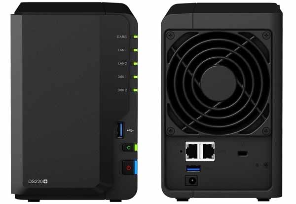 Synology DiskStation DS220+ デュアルコア CPU搭載多機能