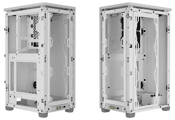 Corsair 2000D AIRFLOW - ITX Tower - White ミニタワー型PCケース